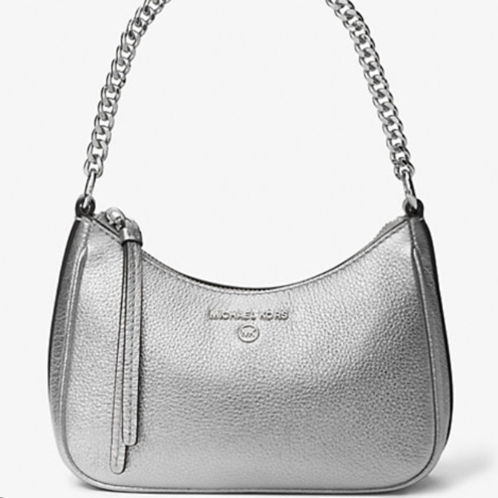 MICHAEL KORS Jet Set Charm Small Pebbled Leather Pochette